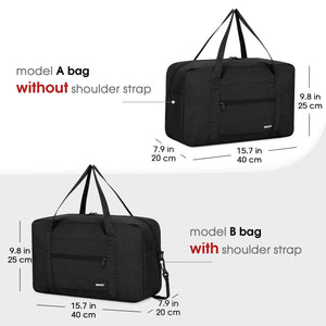 WANDF Denim Luggage Bag For Travel