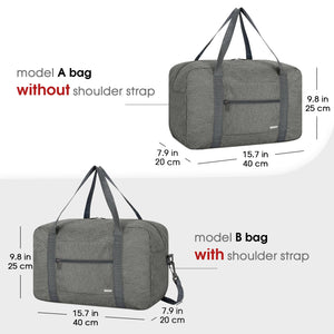 WANDF Denim Luggage Bag For Travel