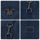 WANDF Denim Luggage Bag For Travel