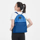 WANDF Drawstring Sports Gym Backpack with Shoulder Pad