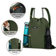 Drawstring Backpack with Shoulder Pad & Mesh Pocket