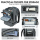 Full Opening Travel Hand Luggage Backpack with Wet Pocket