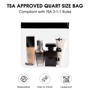 Travel Cabin Bag with TSA Approved Quart Size Bag and Shoes Bag