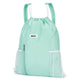 Drawstring Backpack with Shoulder Pad & Mesh Pocket