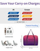 WANDF Personal Item Bag 25L Tote Duffel Bag for Spirit Airlines