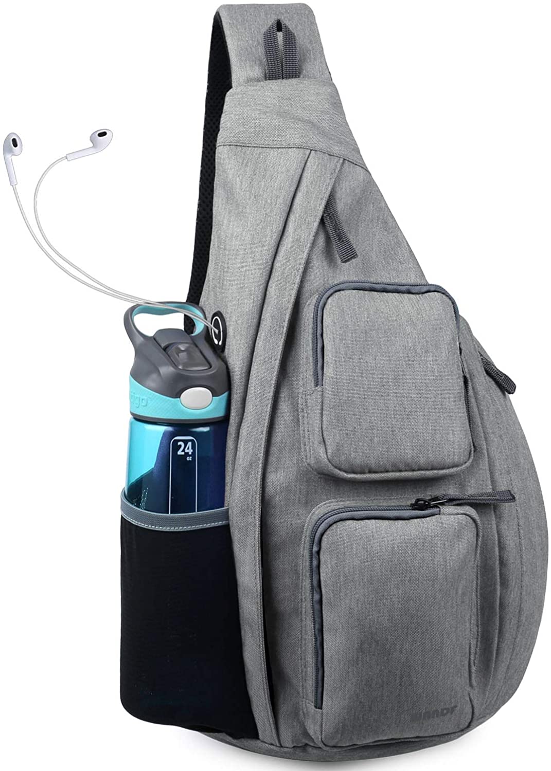 Big Size Sling Bag WaterResistant One Strap Backpack WANDF 8026 Travel